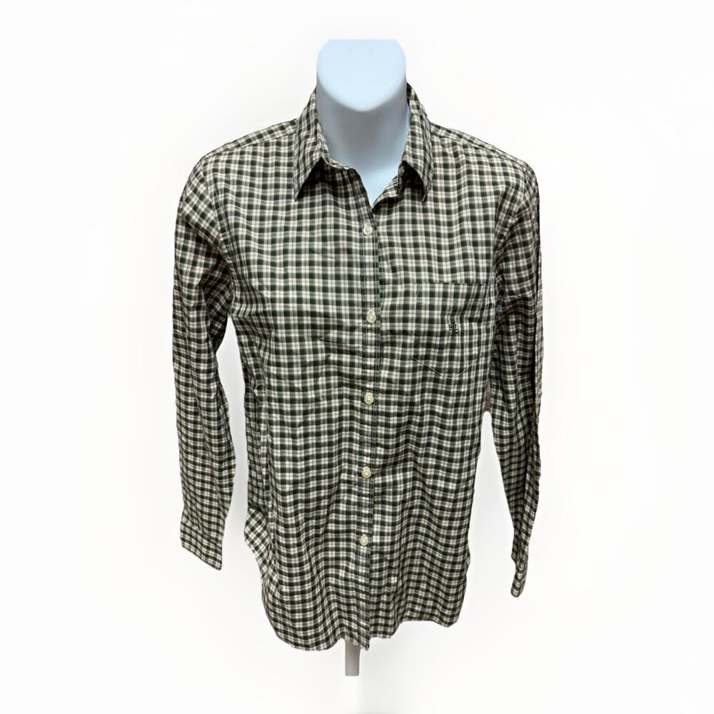 Lauren Ralph Lauren Womens Petite Small Plaid Button Down Shirt NWT Long Sleeve